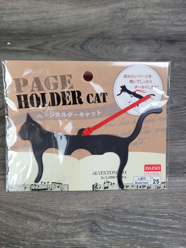 Daiso black kitty cat metal - daiso,