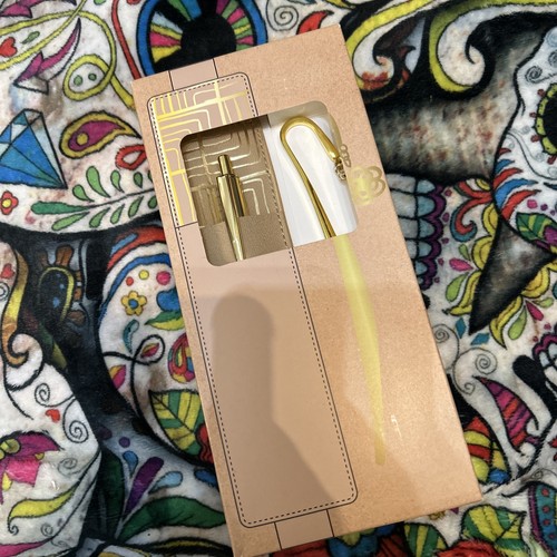 Brand new metal bookmark and - brand,