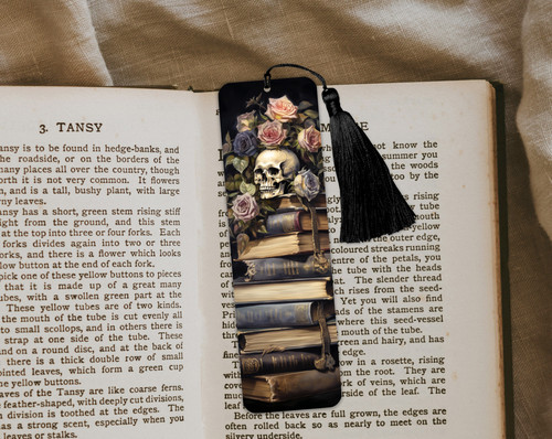 Skull books aluminium - skull,