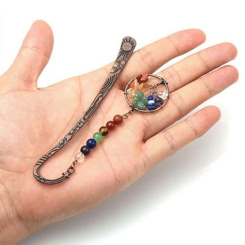 Vintage bronze metal bookmark - bronze,
