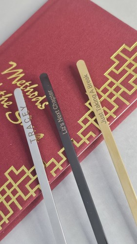 Personalised metal bookmark - metal,