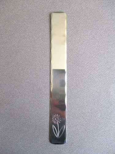 Metal bookmark engraved - bookmark,