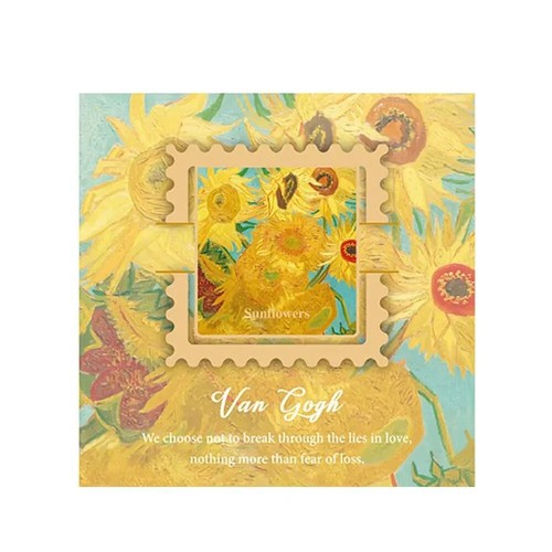 Van gogh sunflowers retro oil - van,