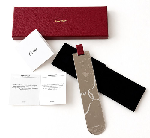 Cartier metal bookmark vip - metal,