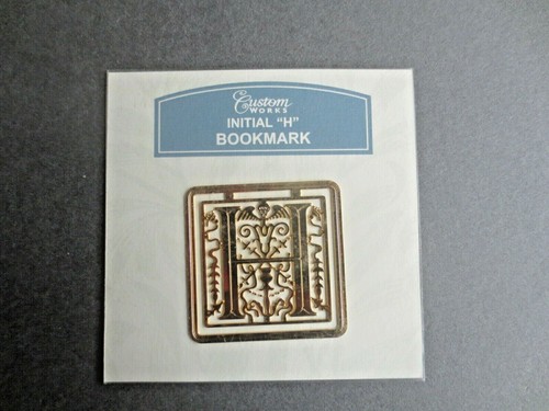 Bookmark letter gold plated - gold,
