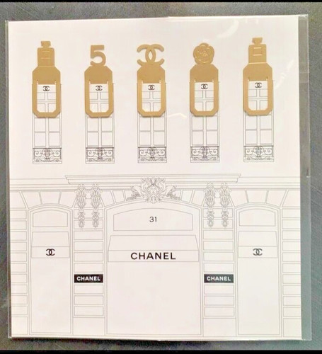 Chanel camellia metal bookmark - chanel,