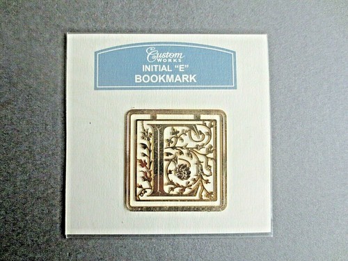 Bookmark letter gold plated - gold,