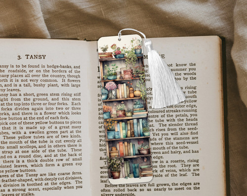 Book shelf aluminium bookmark - shelf,