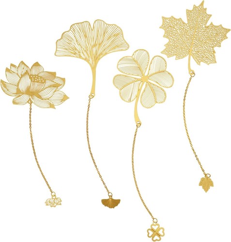 1pc golden leaf - golden, metal