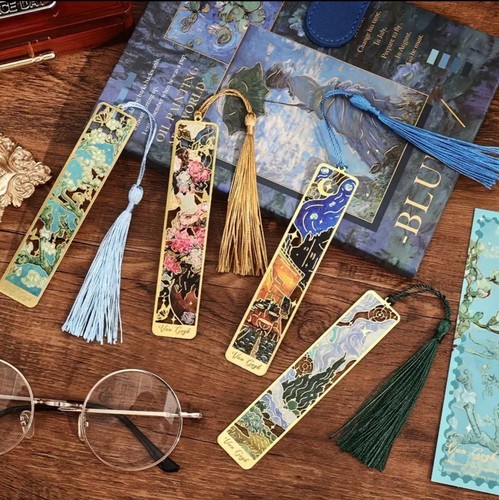 Bookmark feather metal - bookmark, 3d