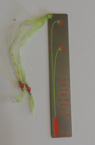 Sacchi metal bookmark silver - silver, +